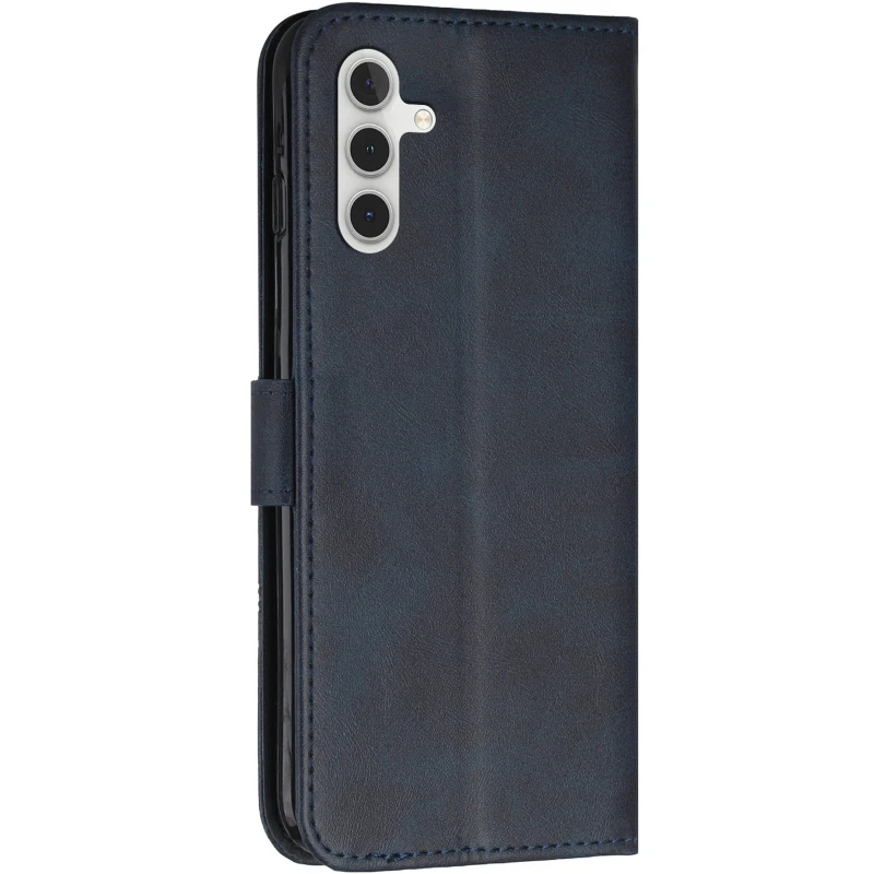 Кожаный чехол-книжка Jet Cover для Samsung Galaxy A16 4G/5G – Blue. Фото 3 из 4