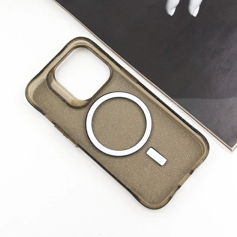 Зоряний чохол з MagSafe на Apple iPhone 14 Pro (6.1") – Black. Фото 8 з 12