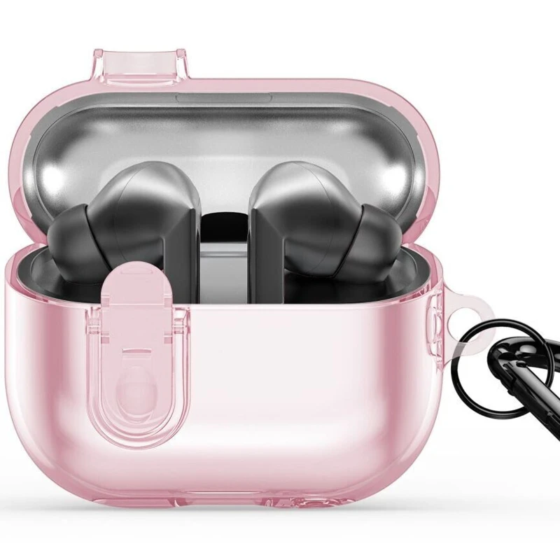 Ударостійкий футляр Dux Ducis Transparent Case для Samsung Galaxy Buds 3 / 3 Pro – Pink. Фото 2 з 2