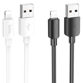 Дата кабель Hoco X96 Hyper USB to Lightning 2.4A (1m) фото 1 з 2
