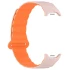 Ремінець Dual-color Magnetic для Xiaomi Mi Band 9/8 – Light Pink / Orange. Фото 6 з 8