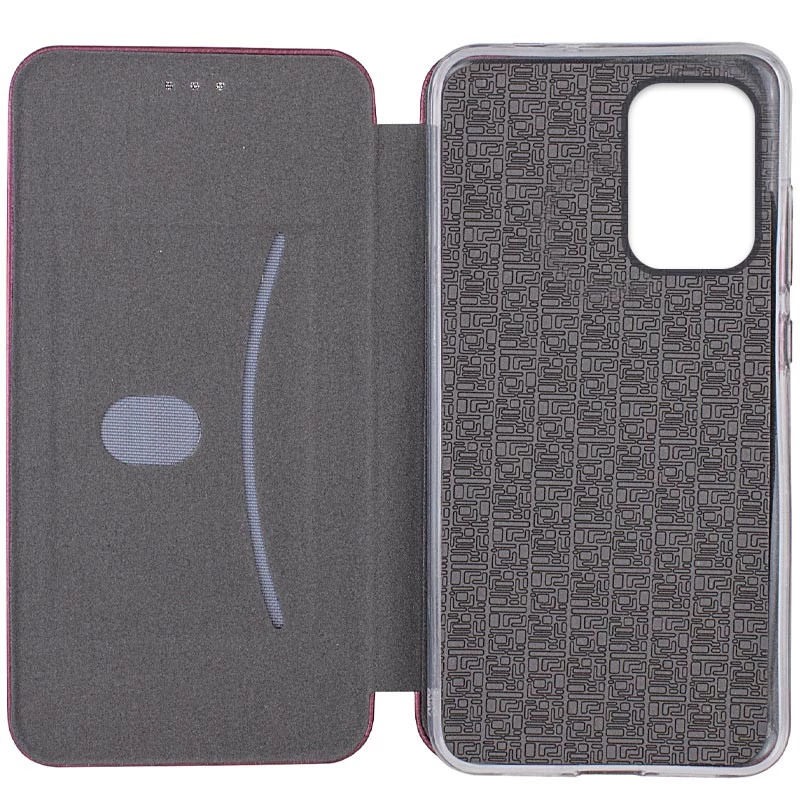 Чохол-книжка класичний на Motorola Moto G05 – Бордовий. Фото 3 з 3