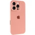 Чохол Silicone Case з захистом камери на Apple iPhone 16 Pro – Персиковий / Peach. Фото 1 з 1