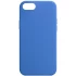 Чохол з закритим низом Silicone Case на Apple iPhone SE (2020) – Синій / Capri Blue. Фото 1 з 1