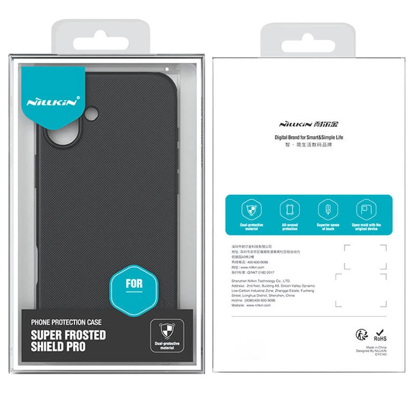 Пластикова накладка Nillkin Pro на Apple iPhone 16 фото 2 з 2