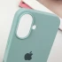 Чохол Silicone Case з закритим низом на Apple iPhone 16 Plus – Бірюзовий / Beryl. Фото 5 з 7