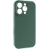 Чехол Silk Full Camera Protective (AA) NO LOGO для Apple iPhone 16 Pro Max – Зеленый / Pine green. Фото 1 из 8