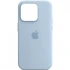 Чехол Silicone case (AAA) with Magsafe and Animation для Apple iPhone 14 Pro Max (6.7") – Голубой / Sky. Фото 4 из 4