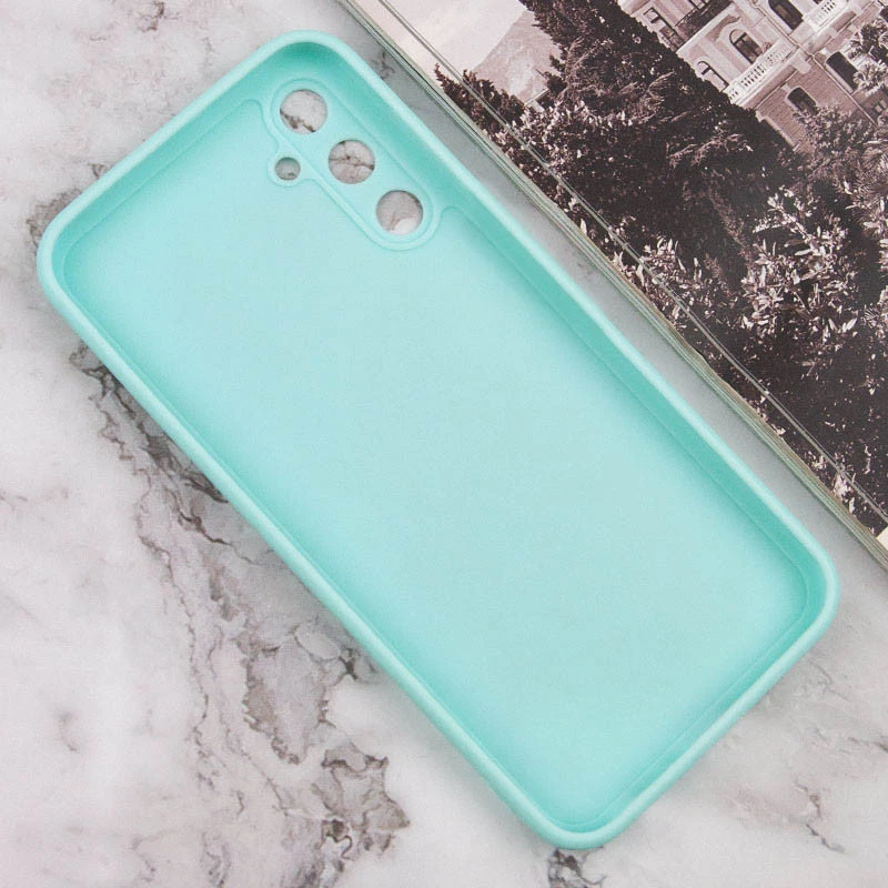 Кольоровий силіконовий чохол із захистом камери на Samsung Galaxy A55 – Зелений / Menthol. Фото 4 з 4