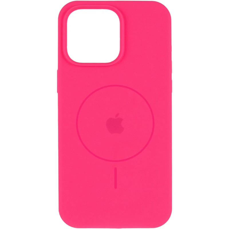 Чехол Silicone Case Full Protective (AA) V2 with MagSafe для Apple iPhone 11 Pro Max (6.5") – Розовый / Barbie pink. Фото 3 из 6