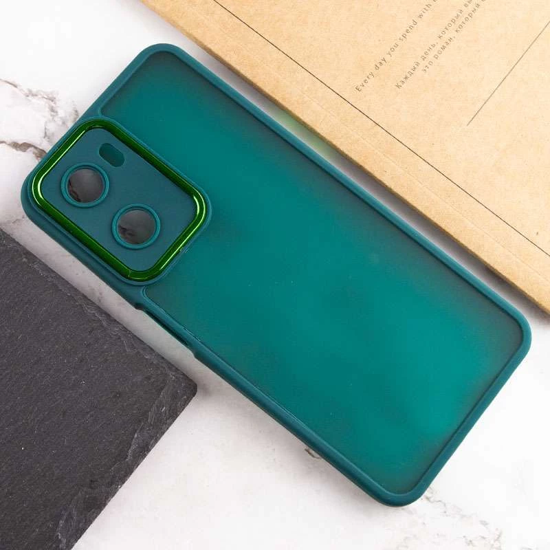 TPU+PC чехол Accent для Oppo A57s – Green. Фото 5 из 6