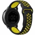 Силиконовый ремешок Sport Nike+ для Xiaomi Amazfit/Samsung 20 mm – black/yellow. Фото 1 из 2