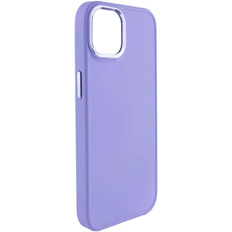 

TPU чехол Bonbon с металлическими кнопками для Apple iPhone 13 (6.1") (Сиреневый / Dasheen), Бузковий / dasheen