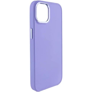 TPU чохол Bonbon з металевими кнопками на Apple iPhone 13 Pro Max (6.7") — Бузковий / Dasheen