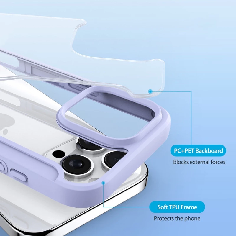 Чохол книжка Dux Ducis з MagSafe на Apple iPhone 16 Pro – Purple. Фото 6 з 9