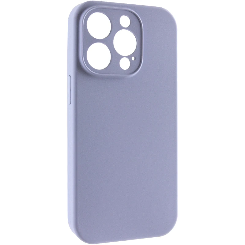 Чехол Silk Full Camera Protective (AA) NO LOGO для Apple iPhone 15 Pro (6.1") – Серый / Lavender Gray. Фото 1 из 7