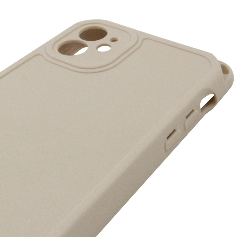 Силіконовий чохол CrossBody зі шнурком для Apple iPhone 12 (6.1") – Antigue White. Фото 10 з 11