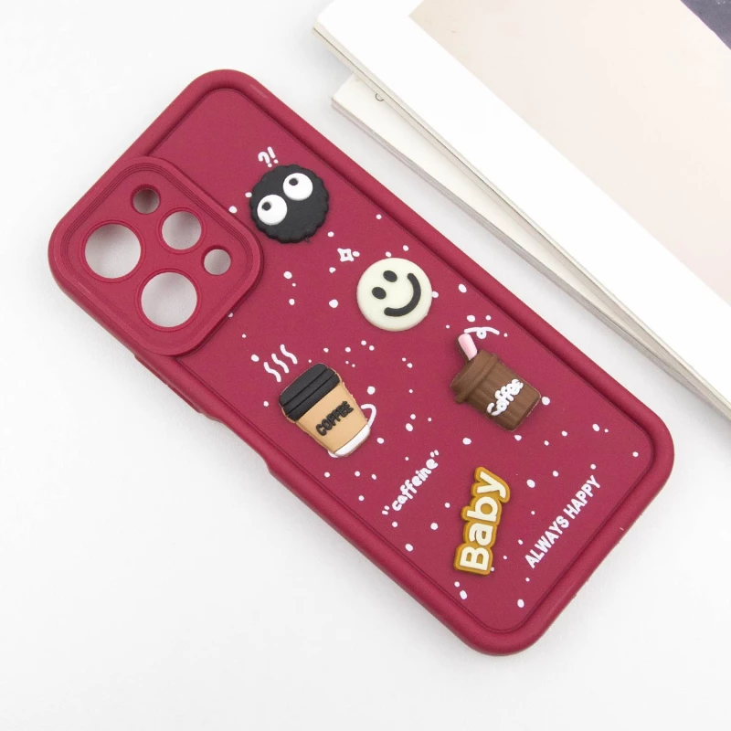 Чехол TPU Toys Case для Xiaomi Redmi 12 – Red / Always Happy. Фото 7 из 15
