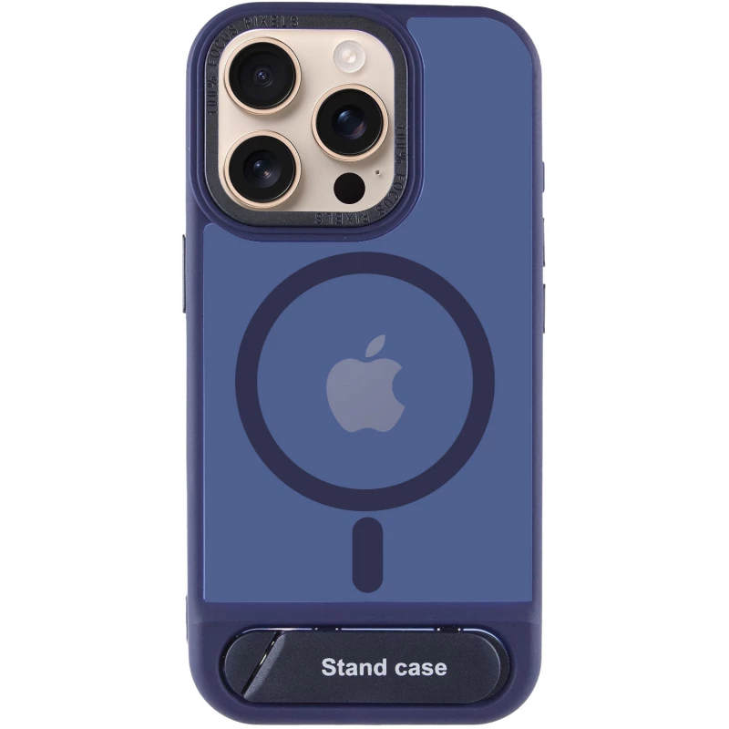 TPU+PC чехол Stand case для Apple iPhone 13 Pro Max (6.7") – Blue. Фото 3 из 7