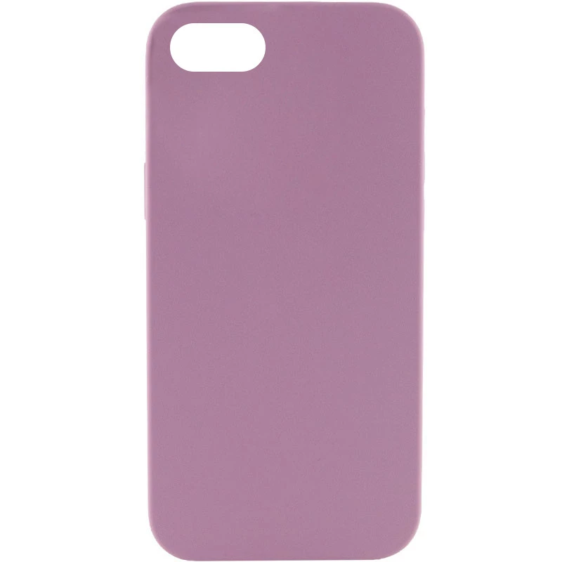 Чохол з закритим низом Silicone Case на Apple iPhone SE (2020) – Ліловий / Lilac Pride. Фото 1 з 2