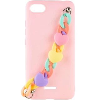 Чехол Heart с цепочкой для Xiaomi Redmi 6A фото 1 из 4