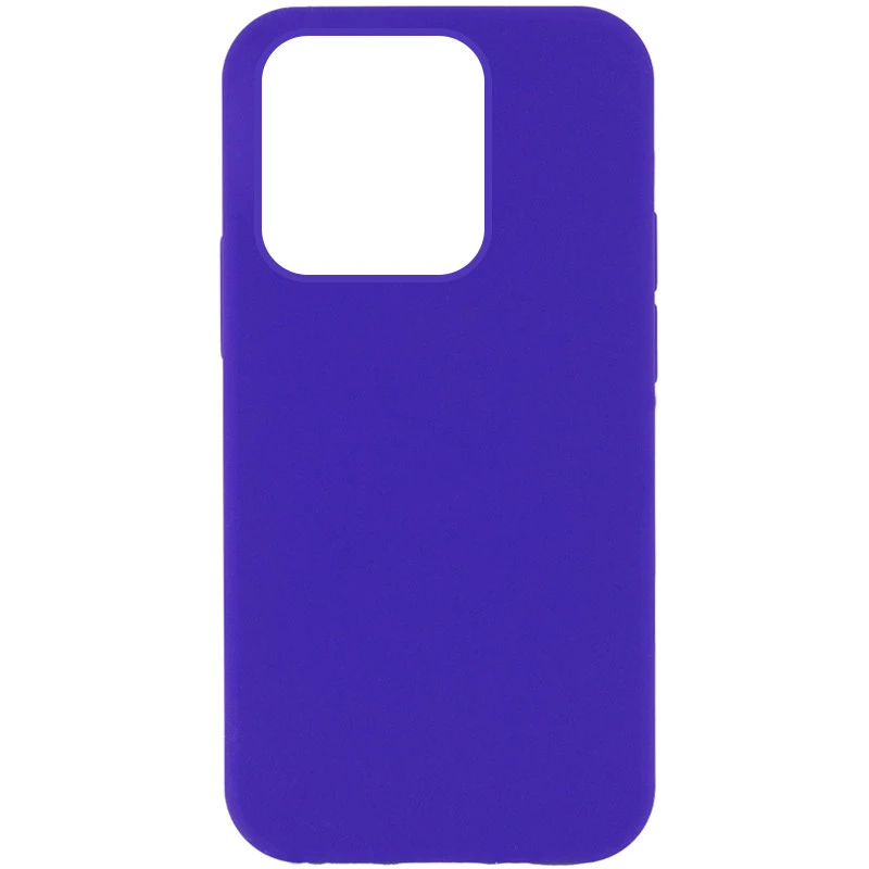 Чохол з закритим низом Silicone Case на Apple iPhone 13 Pro Max (6.7") – Фіолетовий / Ultra Violet. Фото 2 з 4