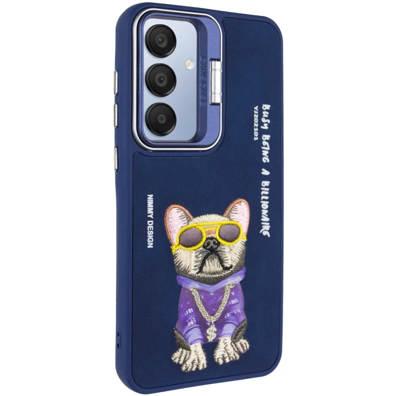 TPU+PC чохол з тваринами для Samsung Galaxy A06 – Blue Dog. Фото 2 з 9