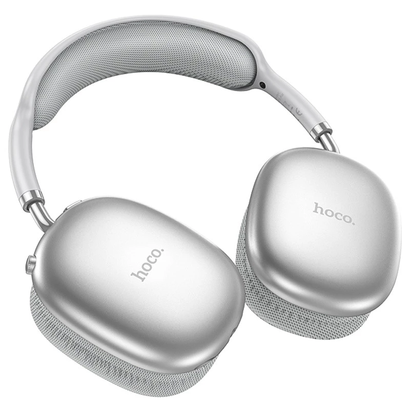 Накладні бездротові навушники Hoco W35 Air Triumph – silver. Фото 2 з 5