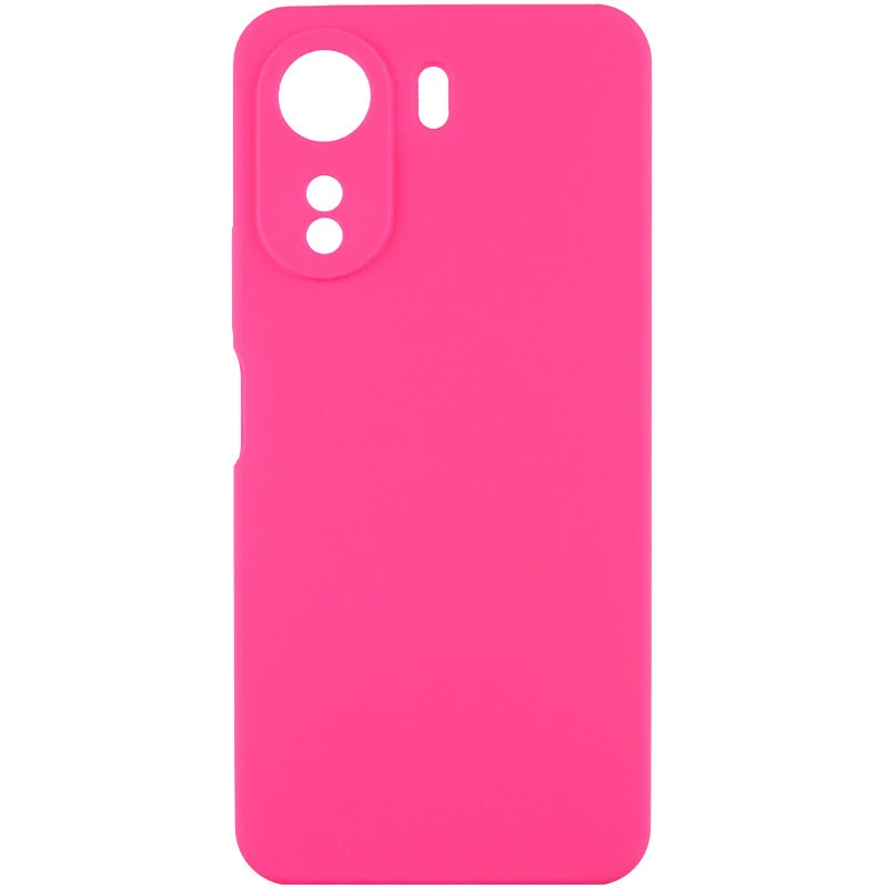 Чохол Silicone Case Lakshmi Premium з закритою камерою для Xiaomi Poco C65 – Рожевий / Barbie pink. Фото 1 з 12