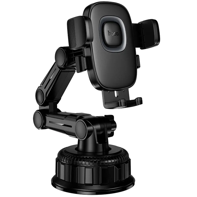 Автотримач Hoco H89 Crown (center console) – Black / Metal gray. Фото 5 з 6