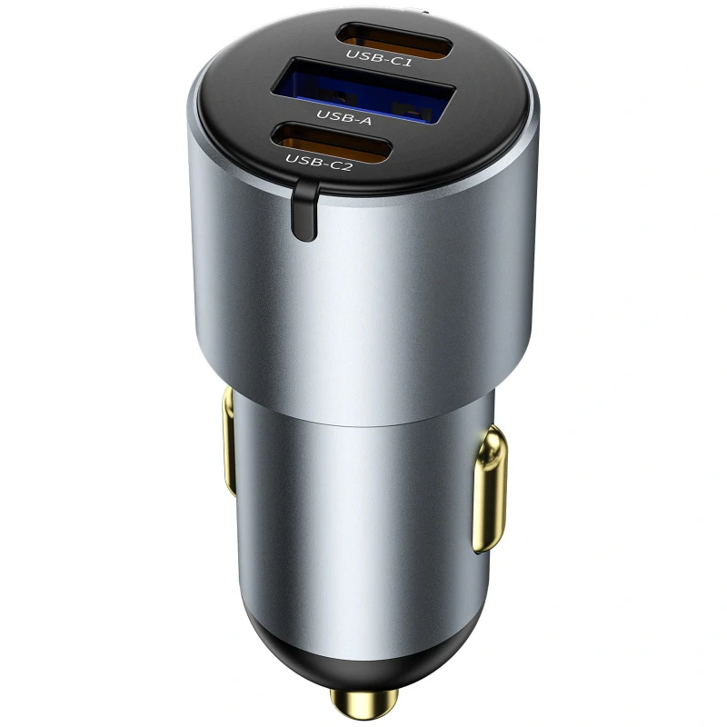 АЗП WIWU CC032 Nano Pro PD60W+QC3.0 (1USB-A/2C) фото 1 з 1