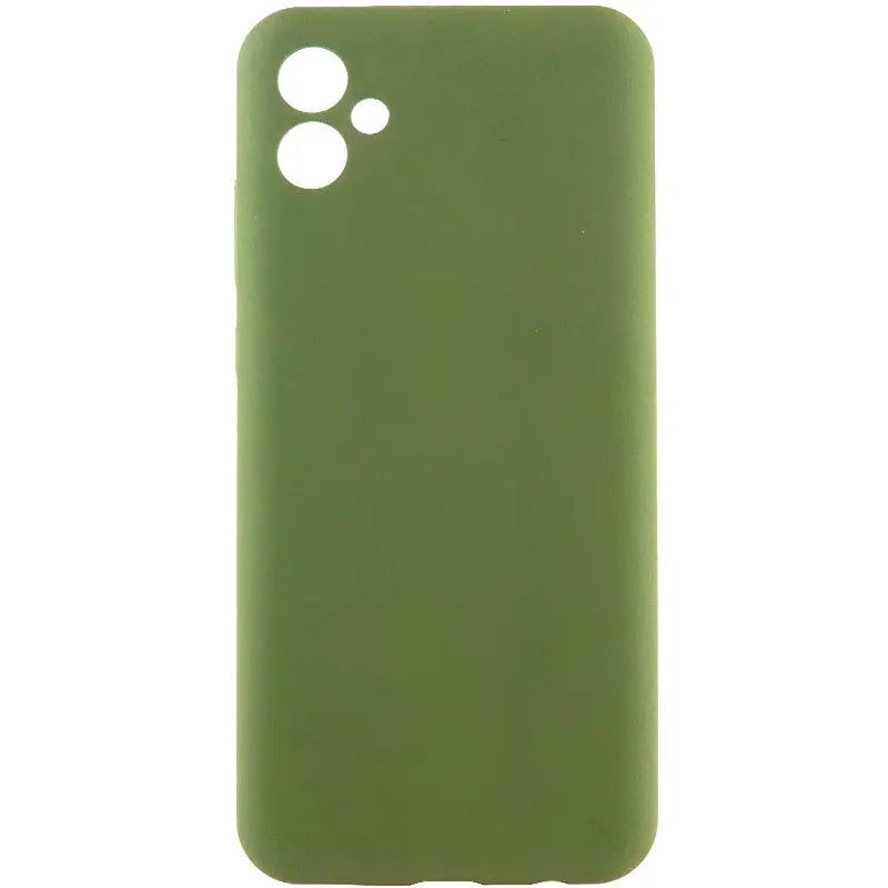 Чохол Silicone Cover Ummi Lakshmi Full Camera (AA) для Samsung Galaxy A06 – Зелений / Dark green. Фото 2 з 4