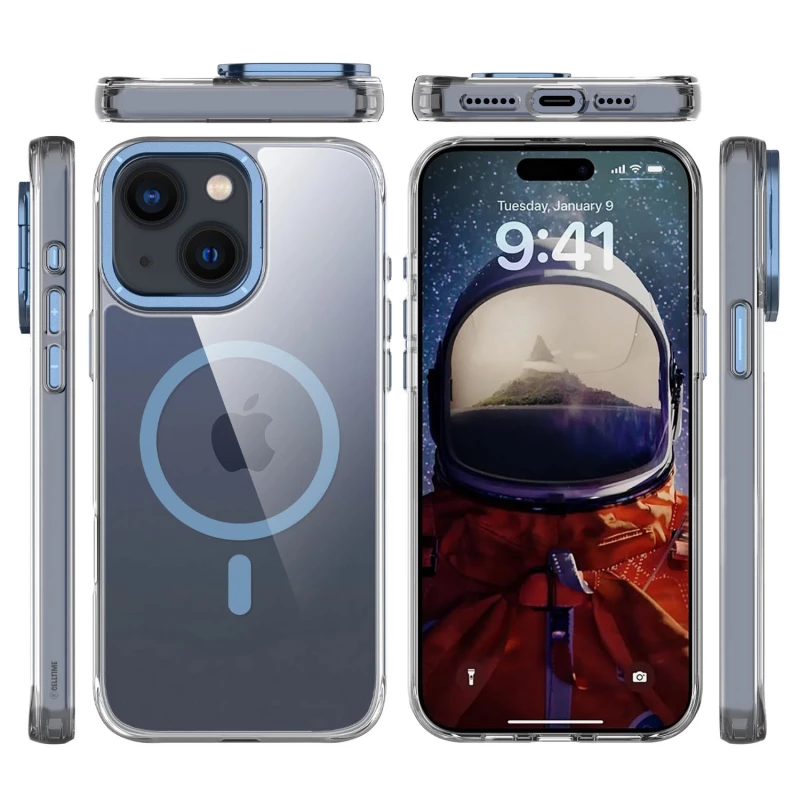 Чехол Space Case Peak with MagSafe Apple iPhone 13 (6.1") – Синий / Navy Blue. Фото 3 из 3