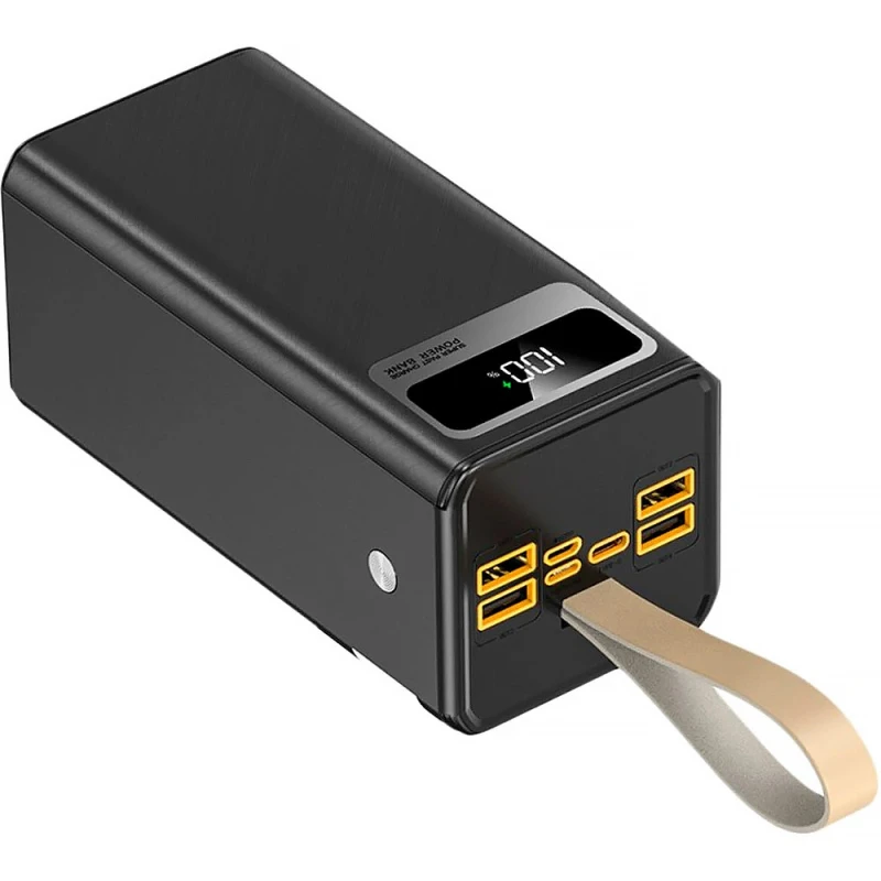 Портативний ЗП Power Bank Gelius Gross GP-PB309 QC+PD22.5W Led 50000mAh – Black. Фото 4 з 7