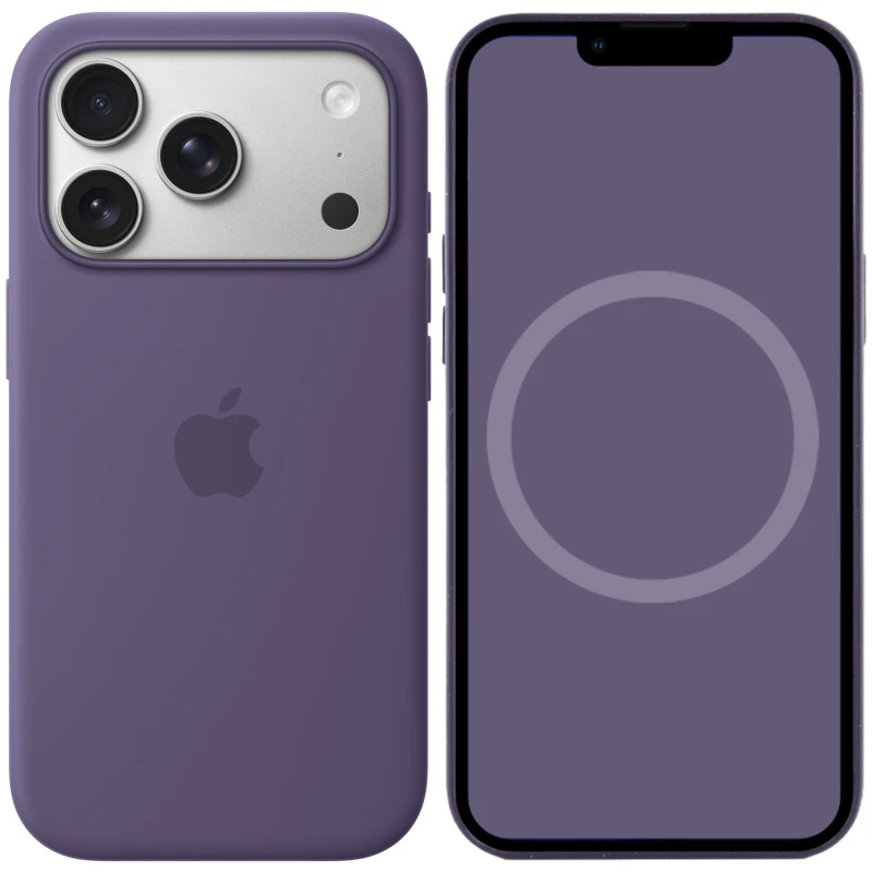 Чохол Silicone case (AAA) with Magsafe and Animation для Apple iPhone 17 Pro Max (6.9") – Purple Fog. Фото 1 з 2