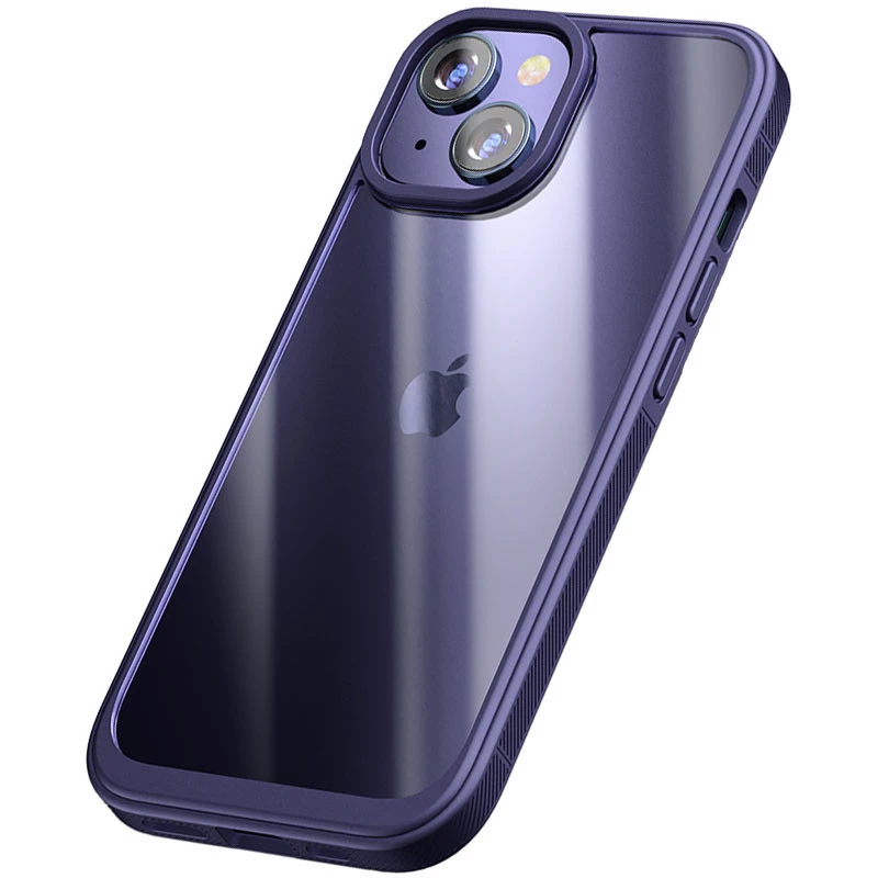 Силиконовый чехол с плотным ободком для Apple iPhone 14 (6.1") – Purple. Фото 3 из 3