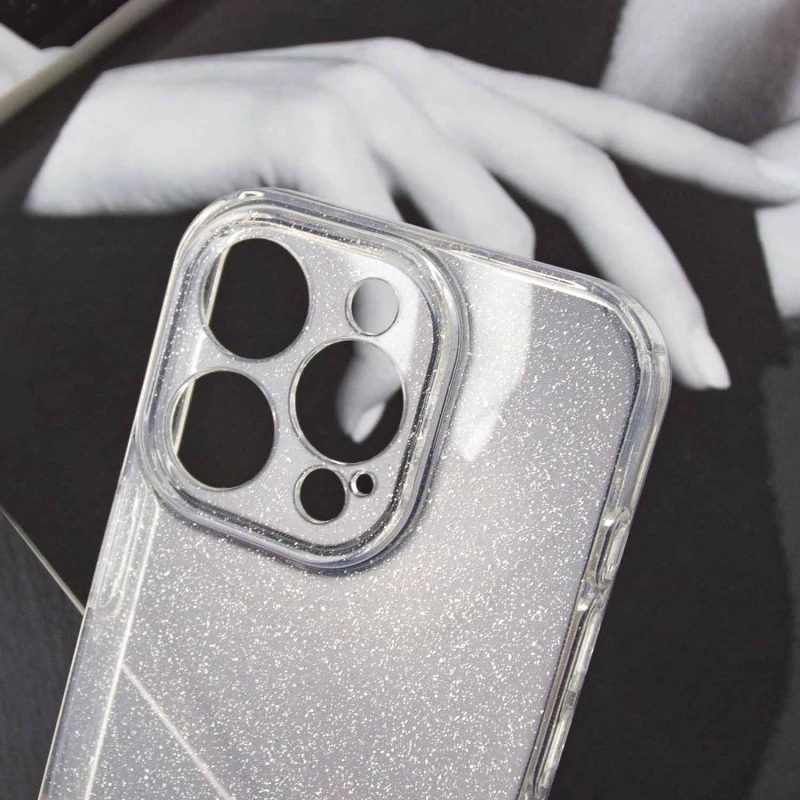 Прозорий чохол з блискітками Apple iPhone 12 Pro Max (6.7") – Clear. Фото 8 з 9