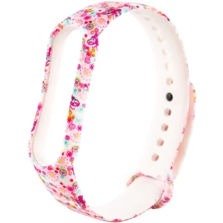 Силіконовий ремінець з малюнком для Xiaomi Mi Band 5 фото 1 з 3