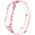 Силіконовий ремінець з малюнком для Xiaomi Mi Band 6 – Рожеві бабочки / Білий. Фото 1 з 3