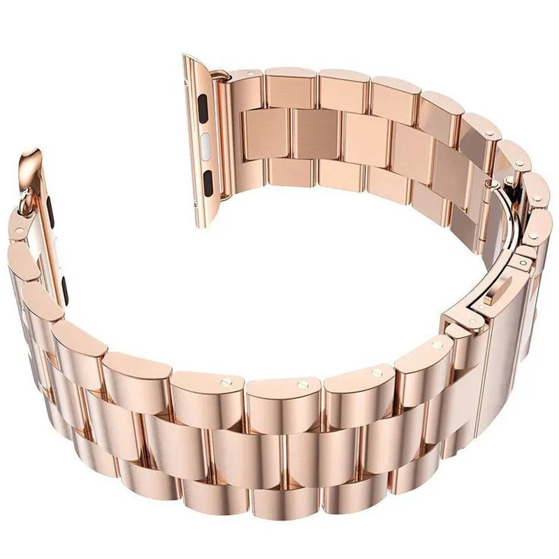 Ремінець Steel Elegance для Apple Watch 38/40/41/42mm(ser.10) – Rose Gold. Фото 5 з 11