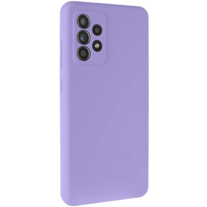 Чехол Silicone Case Lakshmi Premium з закритою камерою на Samsung Galaxy A52 4G / A52 5G – Сиреневый / Dasheen. Фото 17 из 24