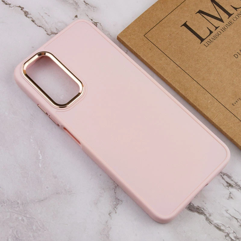 TPU чохол Bonbon з металевими кнопками на Samsung Galaxy A14 4G/5G – Рожевий / Light pink. Фото 4 з 5