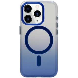 Чохол TPU+PC Shadow with MagSafe для Apple iPhone 14 Pro Max (6.7") — Blue