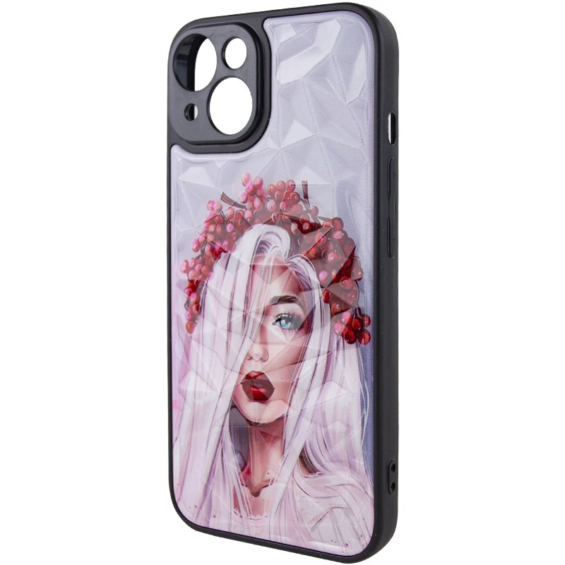 Стеклянный чехол Prisma Ladies на Apple iPhone 14 (6.1") – Ukrainian Girl. Фото 7 из 9