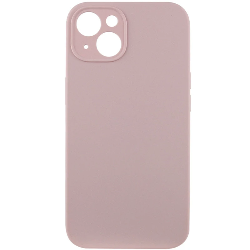 Чохол Silk Full Camera Protective (AA) NO LOGO для Apple iPhone 15 (6.1") – Рожевий / Chalk Pink. Фото 1 з 6
