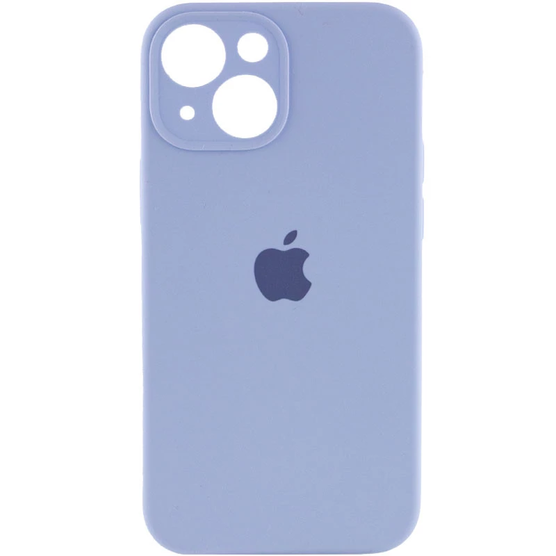 

Чехол Silicone Case с защитой камеры для Apple iPhone 13 (6.1") (Голубой / Lilac Blue), Блакитний / lilac blue