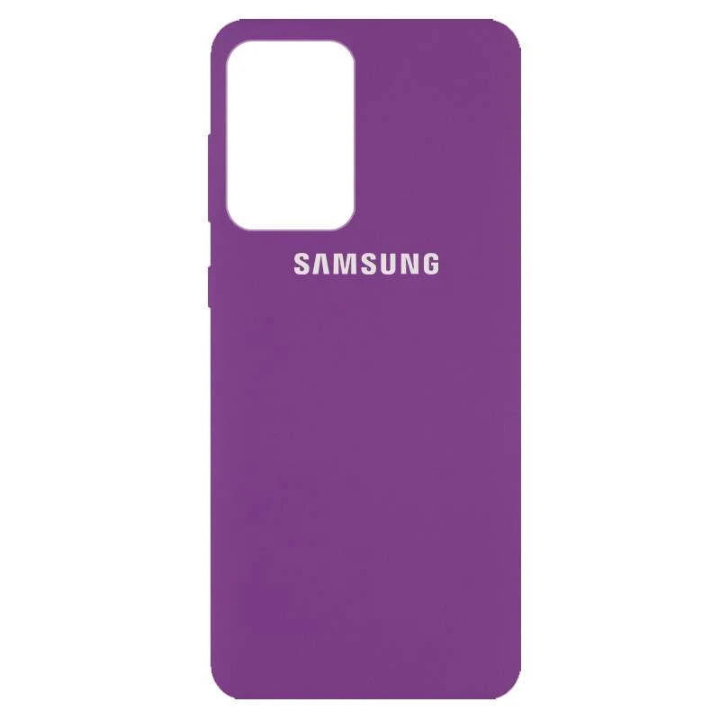 

Чехол Silicone Case с закрытым низом для Samsung Galaxy A13 4G (Фиолетовый / Grape), Фіолетовий / grape