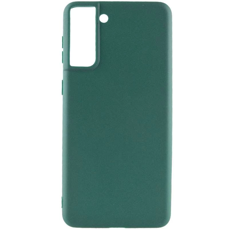 

Цветной силиконовый чехол для Samsung Galaxy S21+ (Зеленый / Forest green), Зелений / forest green