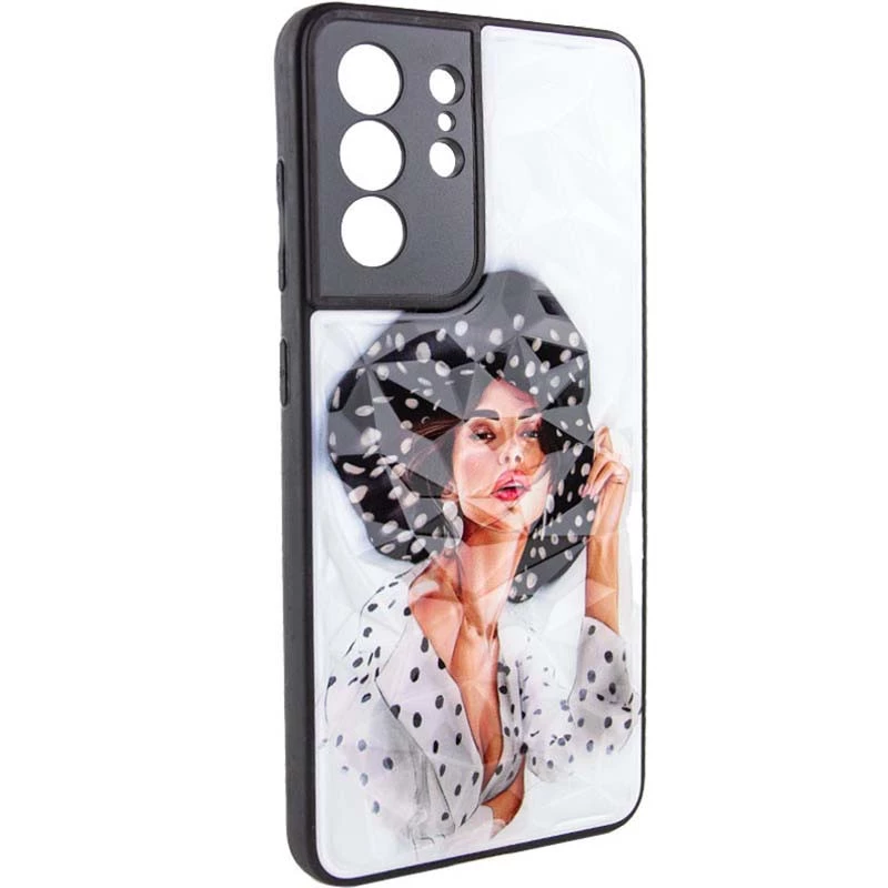 

Скляний чохол Prisma Ladies на Samsung Galaxy S22 Ultra (Black in White)