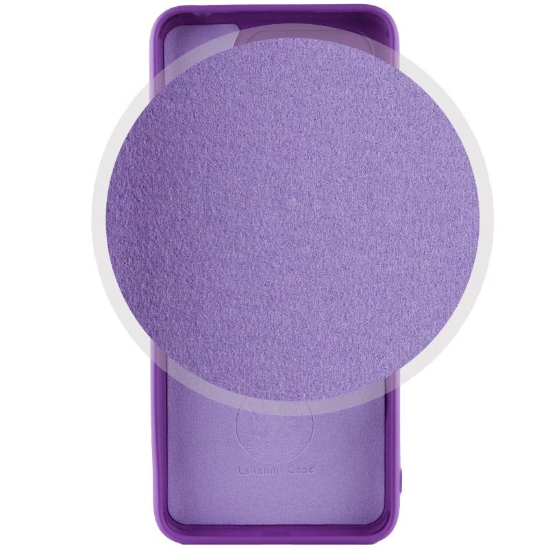 Чохол Silicone Case Lakshmi Plus з закритою камерою на Xiaomi Poco M6 4G – Фіолетовий / Purple. Фото 3 з 3